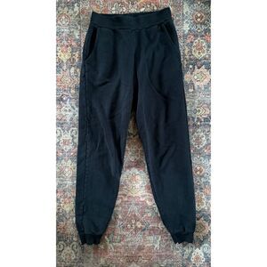 Tan Lines by Sivan Ayla Small Black High Waist Jogger Sweat Pants